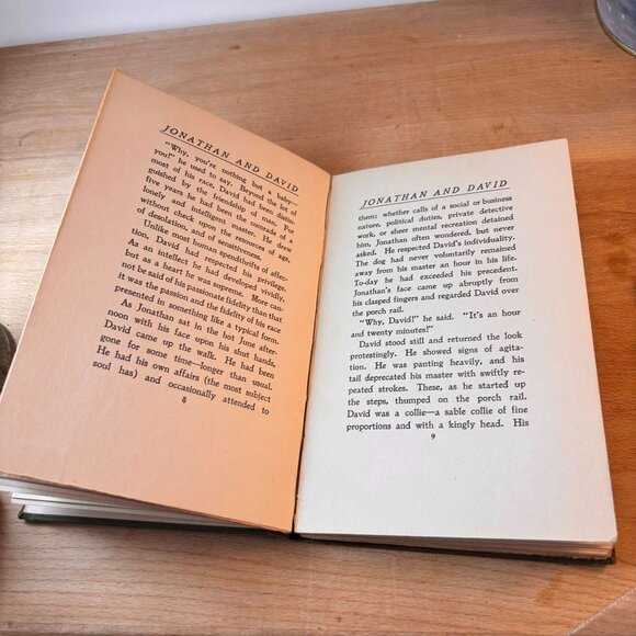 Antique Hardcover Book Jonathan And David By Elizabeth Stuart Phelps 1909  With - Picture 9 of 13